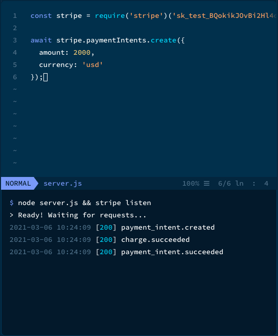 code terminal